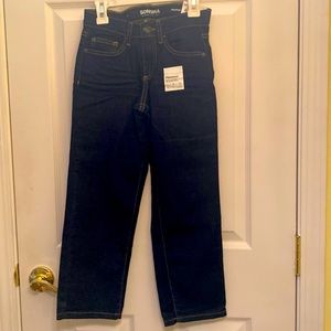 NWT Boys Jeans Dark Blue Straight Leg Size 7